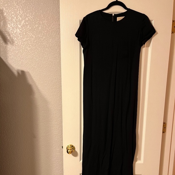 Alice + Olivia Women's Size 4 Black Open Back Maxi Dress - Picture 1 of 9
